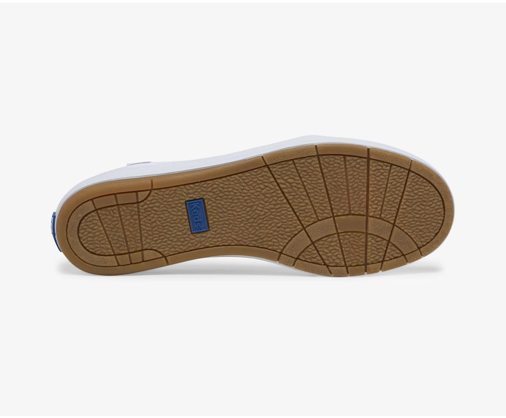 Slip Ons Keds Mujer Blancas - Carmel - 564-CLSUTP